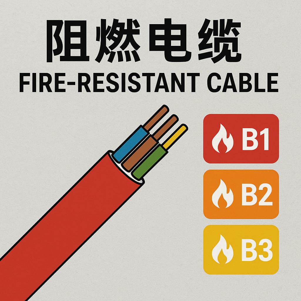 什么是阻燃电缆？？？？？？B1、B2、B3级的区别你相识吗？？？？？？