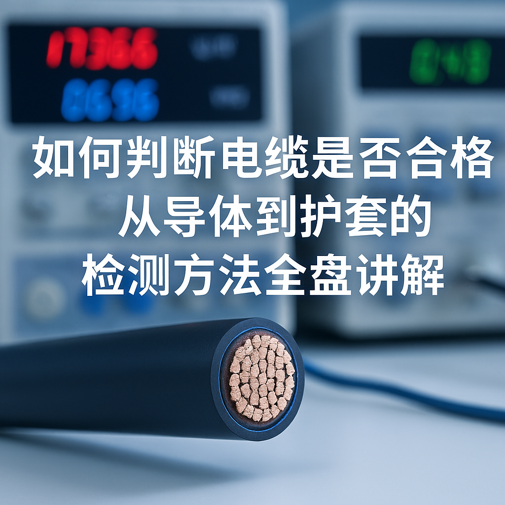 怎样判断电缆是否及格？？？从导体到护套的检测要领通盘解说