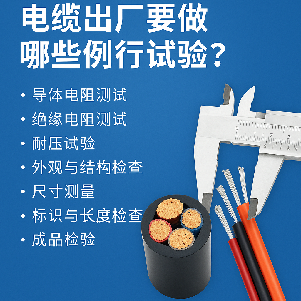 电缆出厂要做哪些例行试验？？？一文讲清最要害的7项检测
