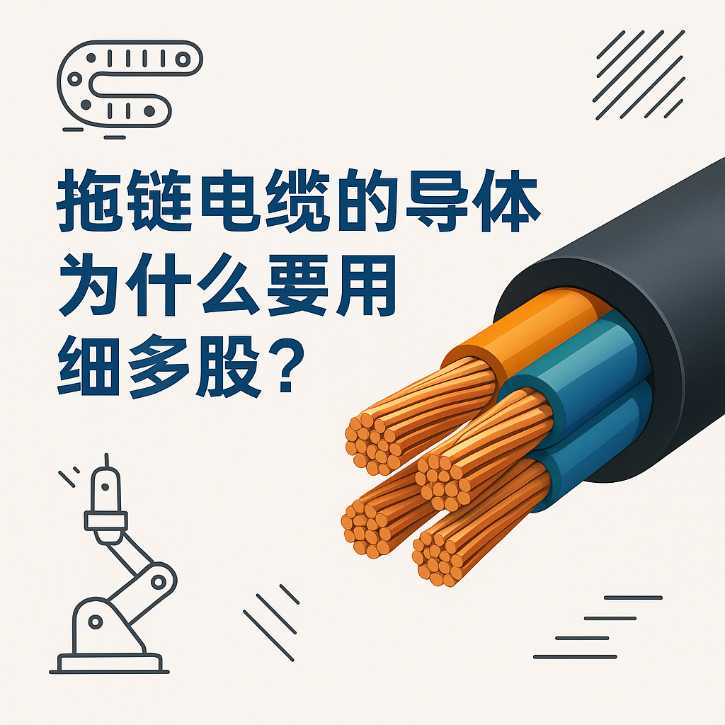 拖链电缆的导体为什么要用细多股？？？