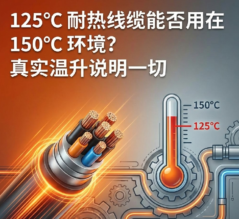 125℃ 耐热线缆能否用在 150℃ 情形？？？？？？真实温升说明一切
