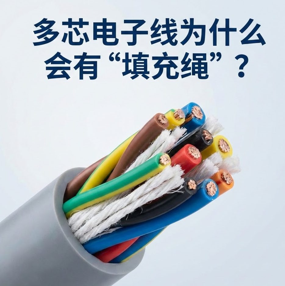 多芯电子线为什么会有“填充绳”？？？？？？